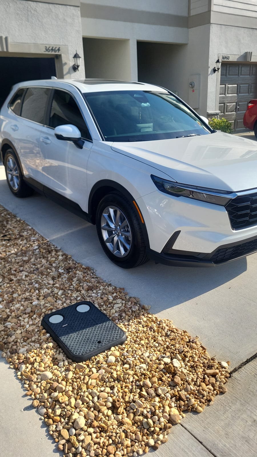 White Honda SUV after a detail, GG Detailing