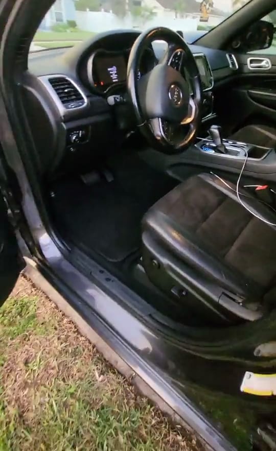 SUV interior after a detail, GG Detailing